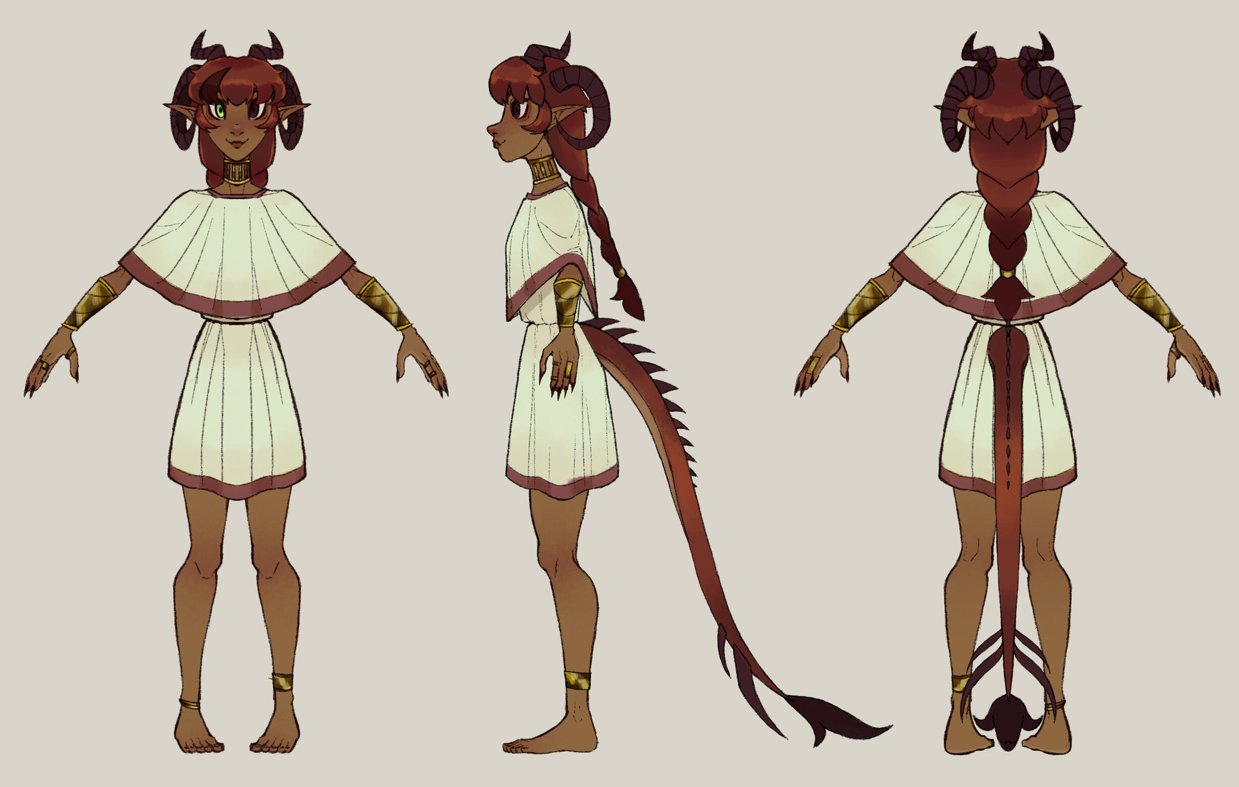 character turnaround for 3D modelling