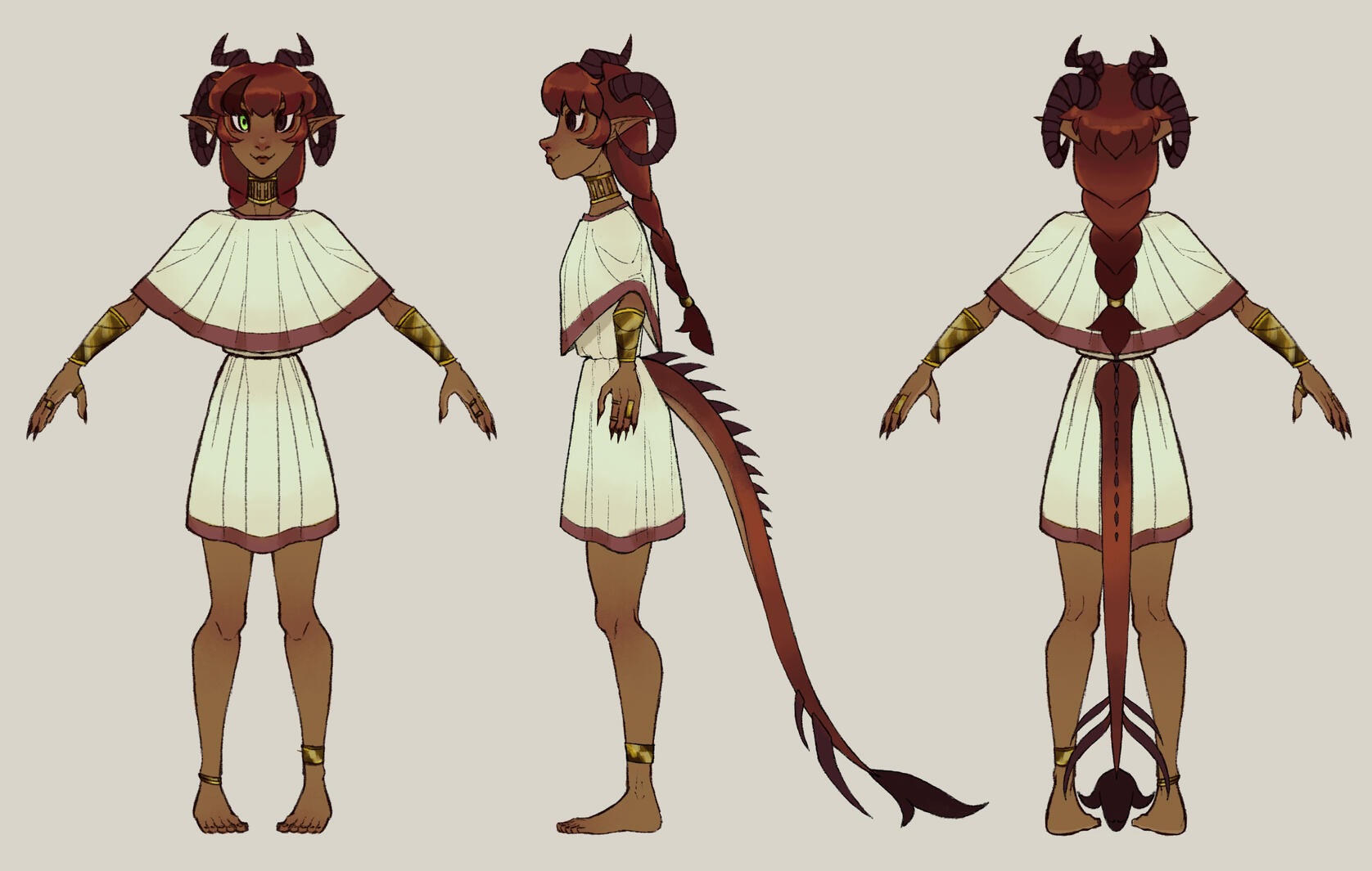 character turnaround for 3D modelling