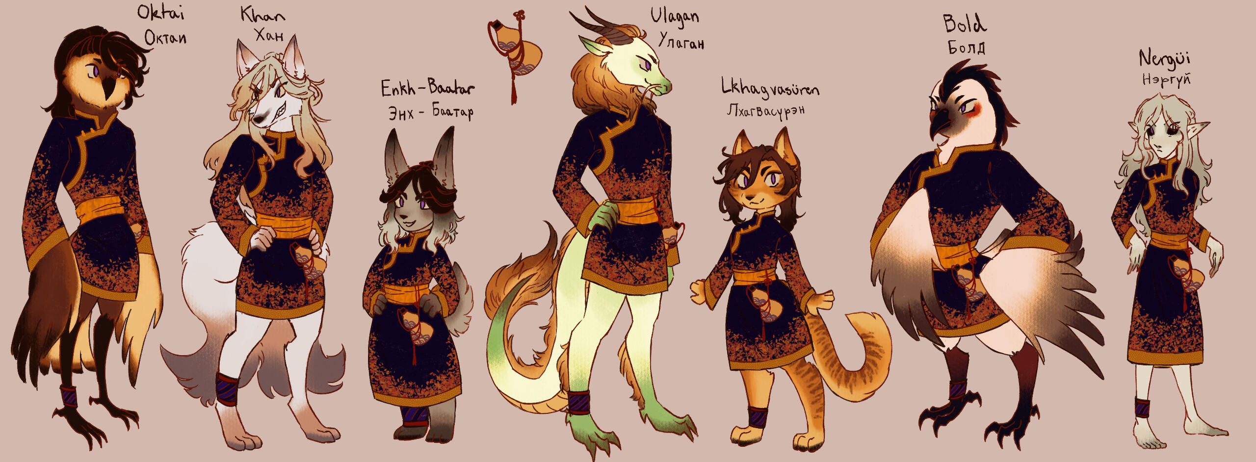 character design for DnD changeling