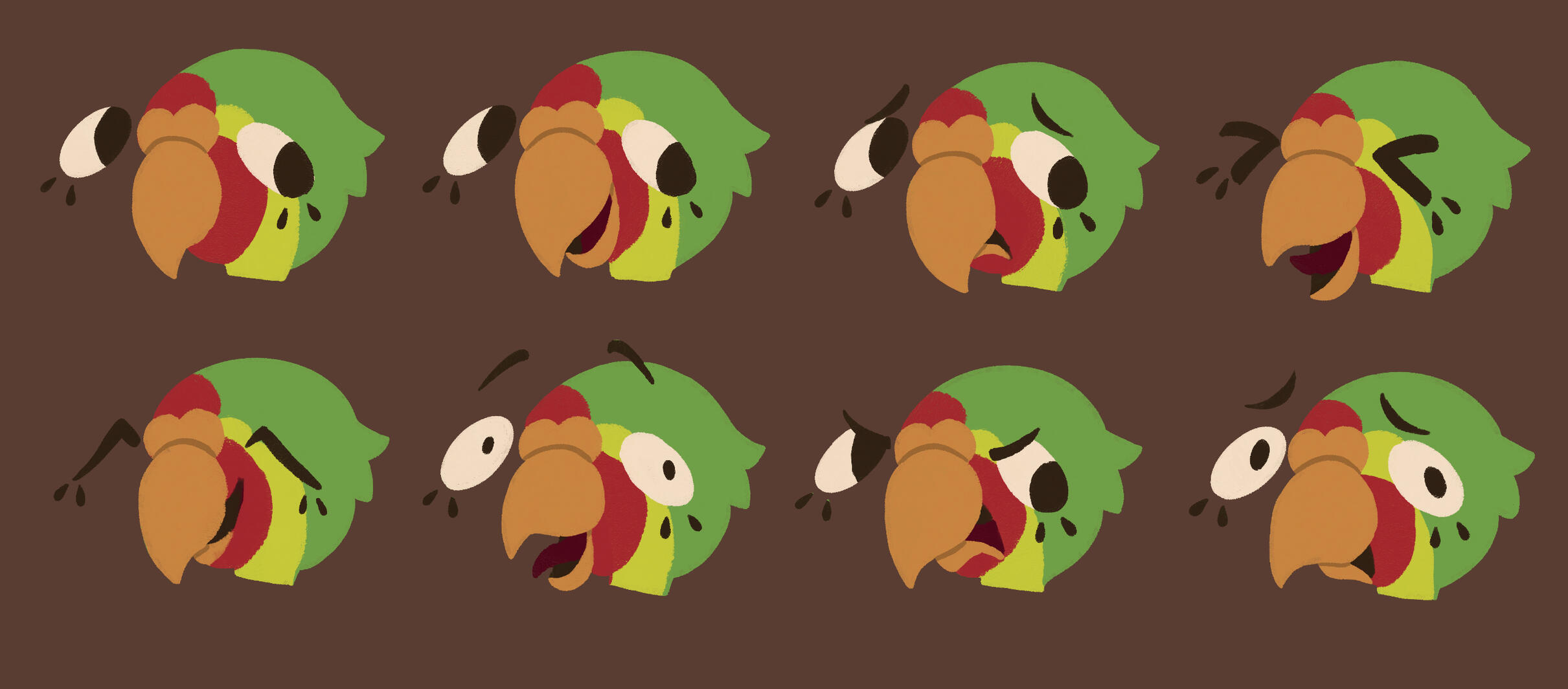 character expressions - Polly