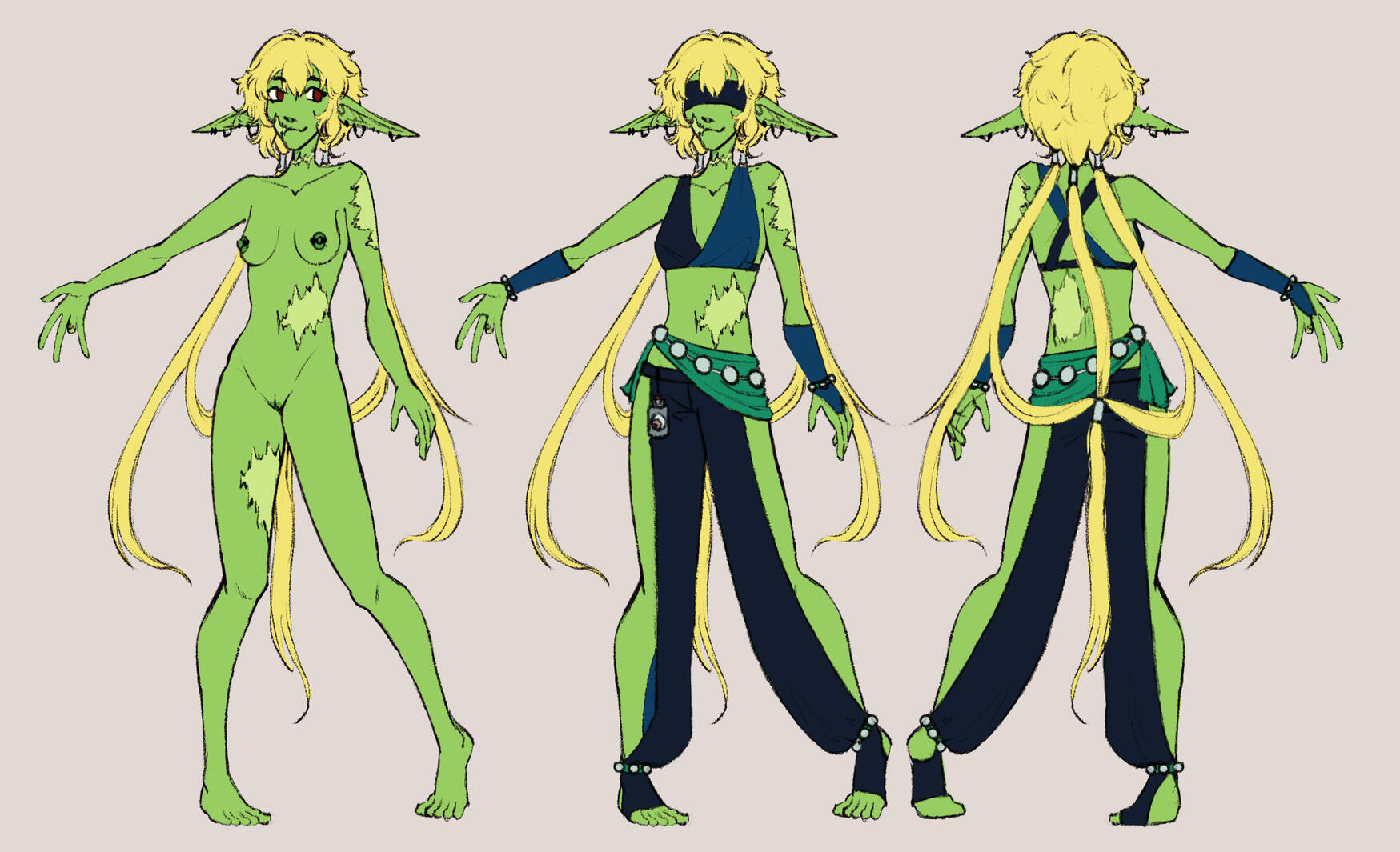 revised design of a player character for the TTRPG Heart