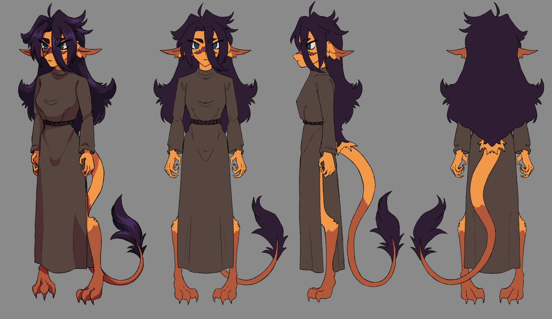 character turnaround - Albedo