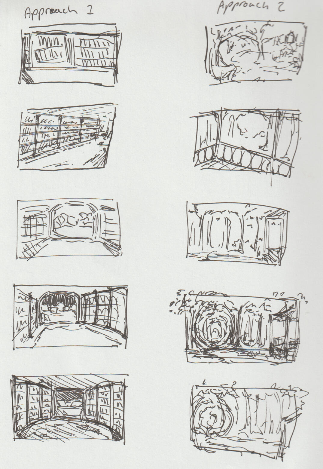 forest and library thumbnails