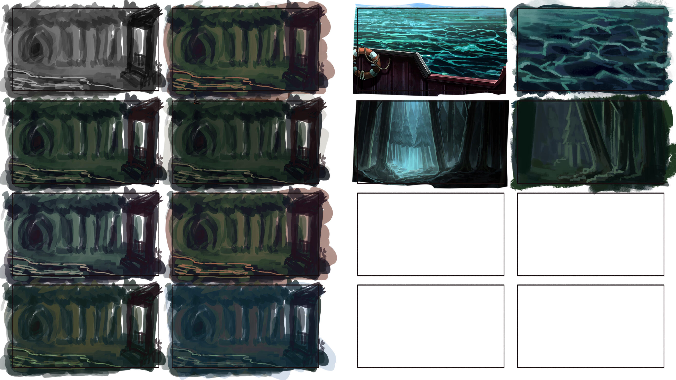 forest colour thumbnailing and style referencing