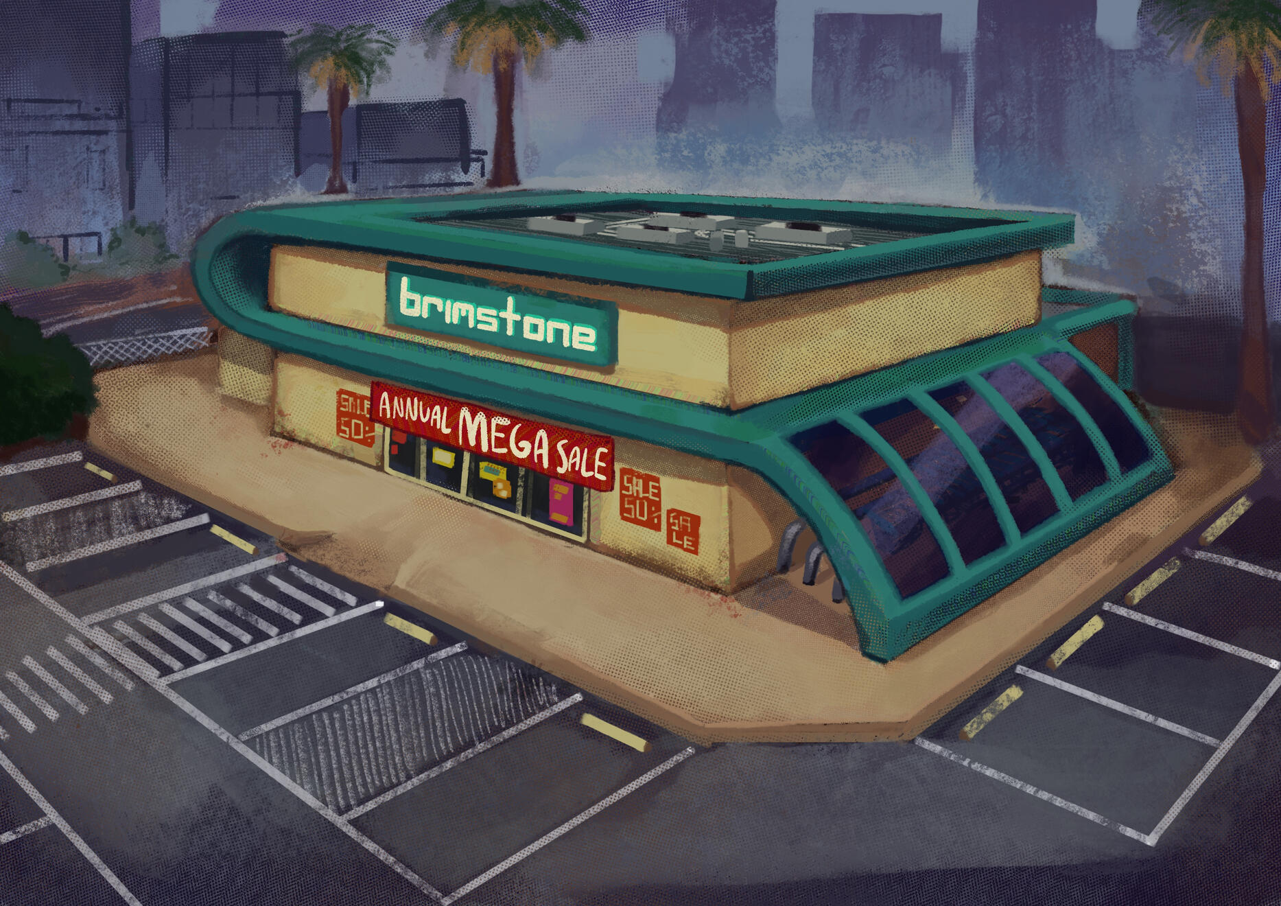 external environment composition painting