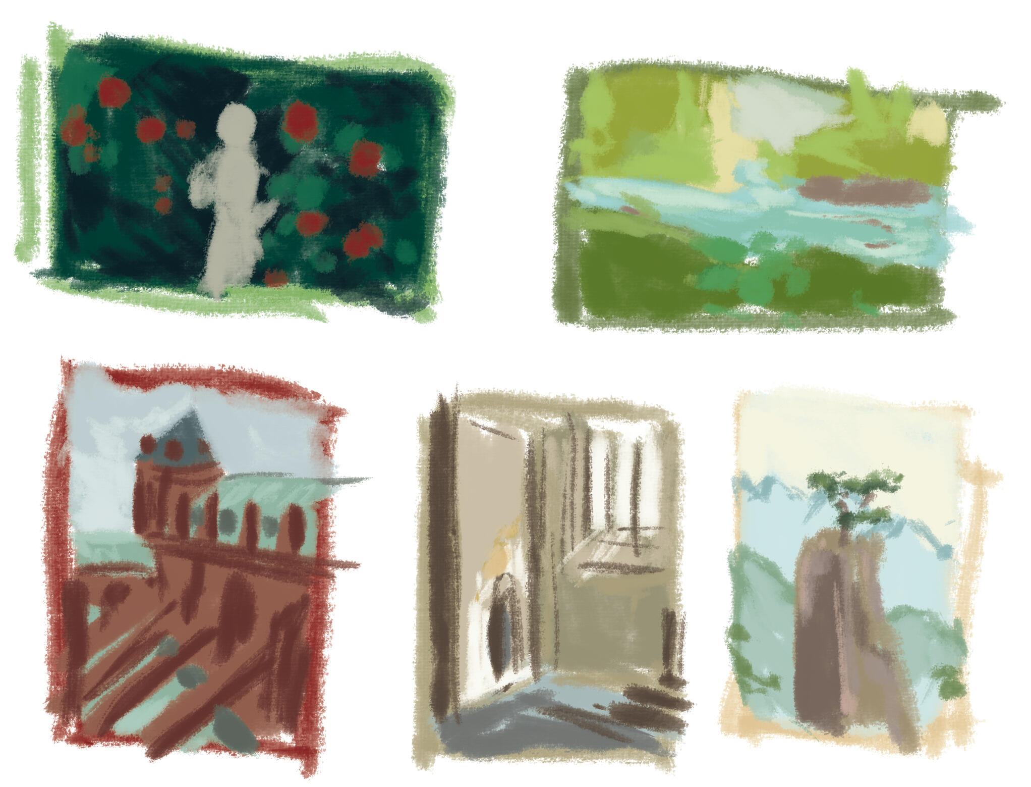 quick thumbnails from photo reference